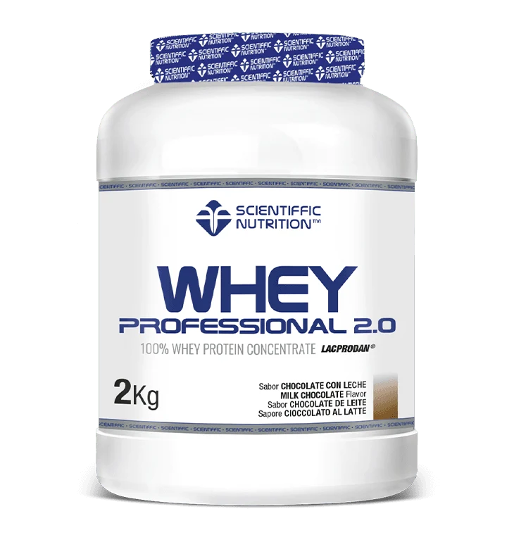 Whey Professional 2.0 Whey Protein: Sabor Chocolate con Leche · Scientiffic Nutrition · 2 kg