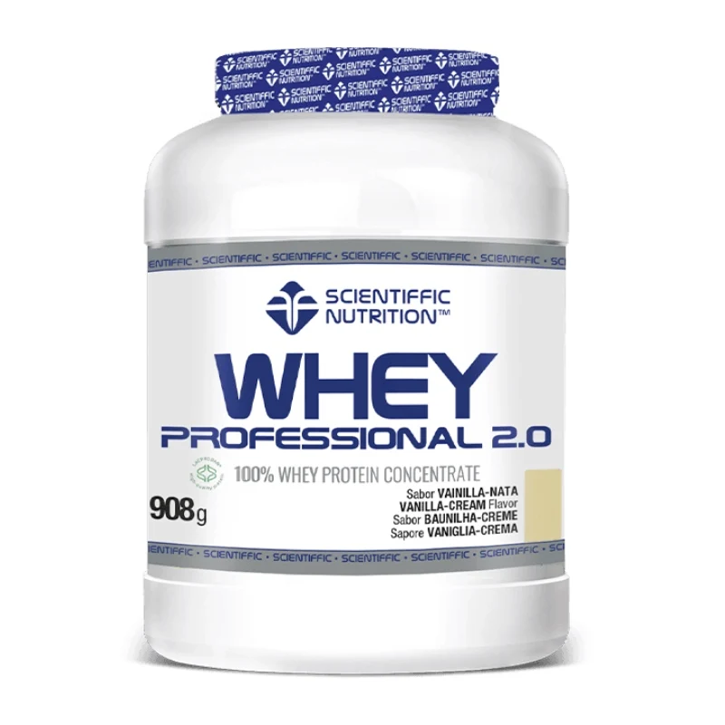 Whey Professional 2.0 Whey Protein Vainilla - Nata · Scientiffic Nutrition · 908 gramos