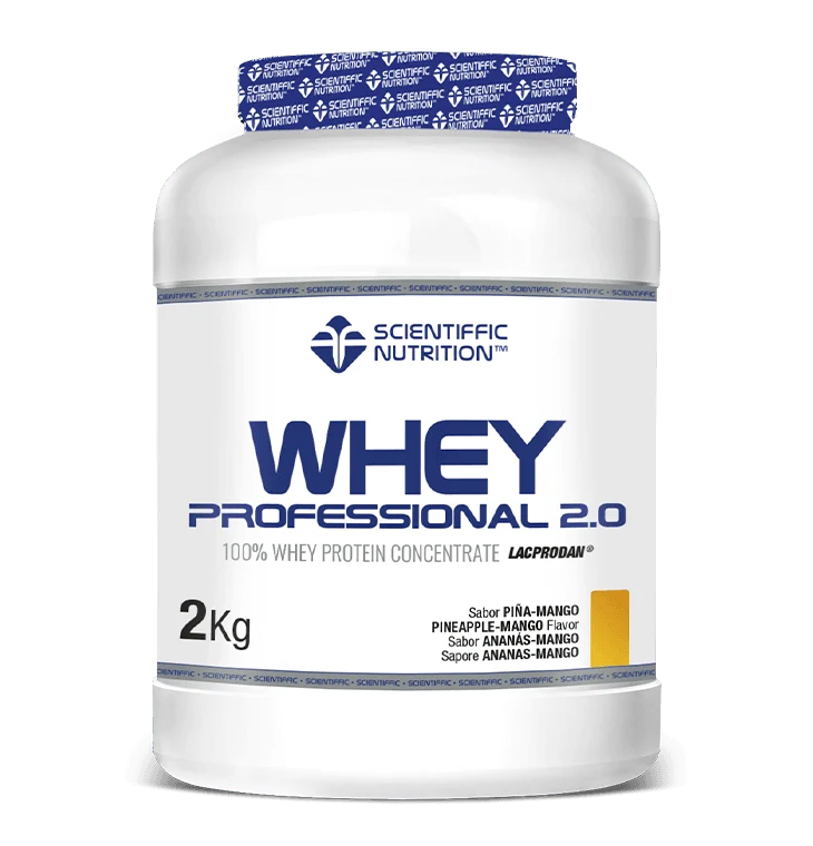 Whey Professional 2.0 Whey Protein: Sabor Piña-Mango · Scientiffic Nutrition · 2 kg