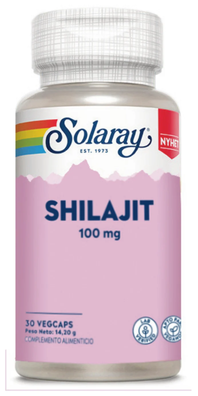 Shilajit 100 mg · Solaray · 30 cápsulas