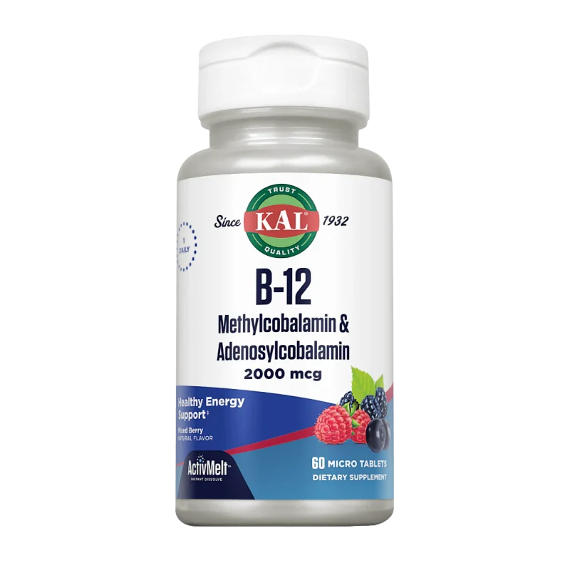 Vitamina B12 2.000 mcg · KAL · 60 comprimidos