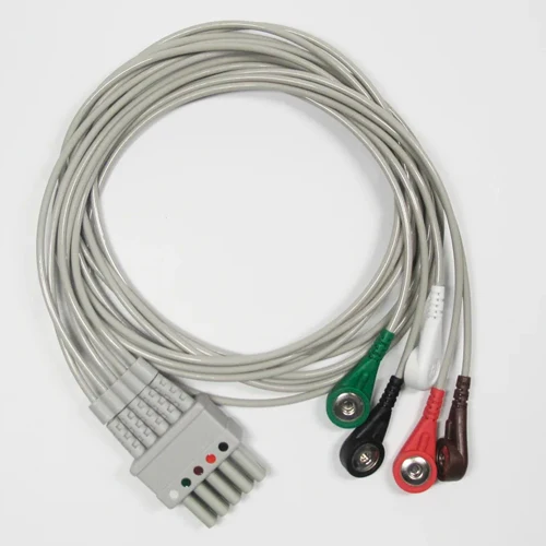 Bionet® 5 Lead ECG Cable, Snap Type, B-WIRE5-SA