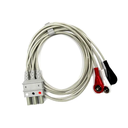 Bionet® 3 Lead ECG Cable, Snap Type, B-WIRE-SA