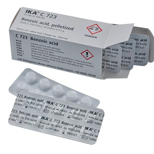 IKA® C 723 Benzoic Acid, Blister Package, 50pcs., 3243000