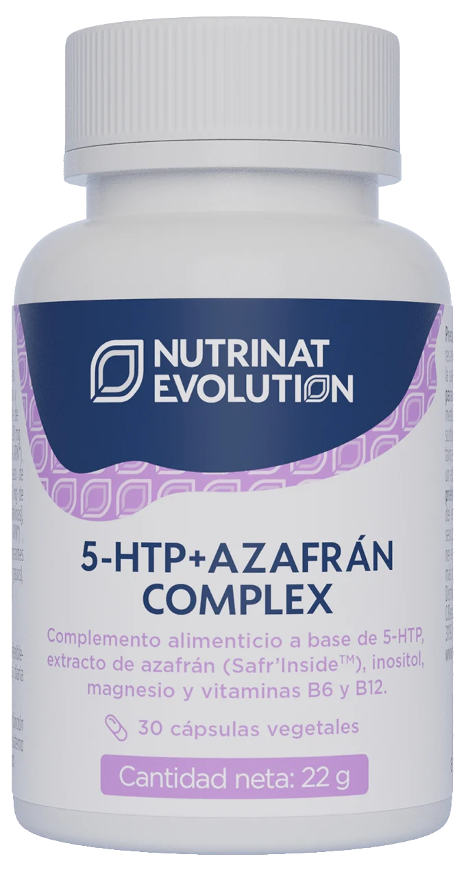 5 HTP + Azafrán Complex · Nutrinat Evolution · 30 cápsulas