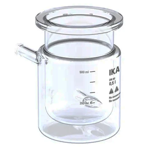 IKA® HA.gv.dw.0.5 Glass Vessel, Double-Wall, Vl Range 120-500ml, 20106409