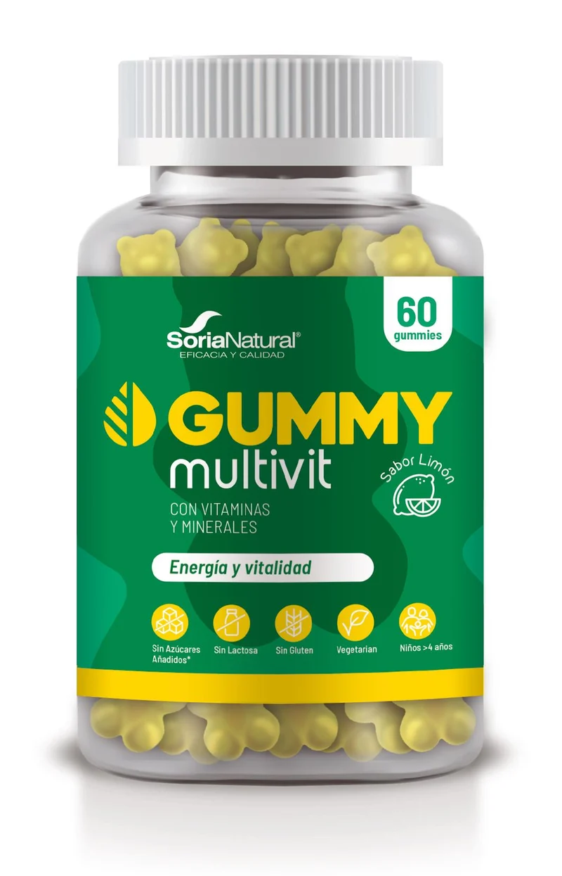 Gummy Multivit · Soria Natural · 60 gummies