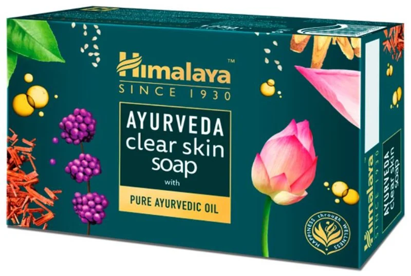 Jabón Ayurvédico · Himalaya · 125 gramos [Caducidad 12/2026]