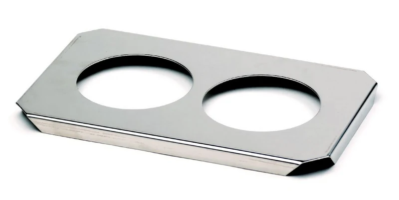 Stainless Steel Two Hole Beaker Cover for Elmasonic® 30/40 Series, 207 030 0000