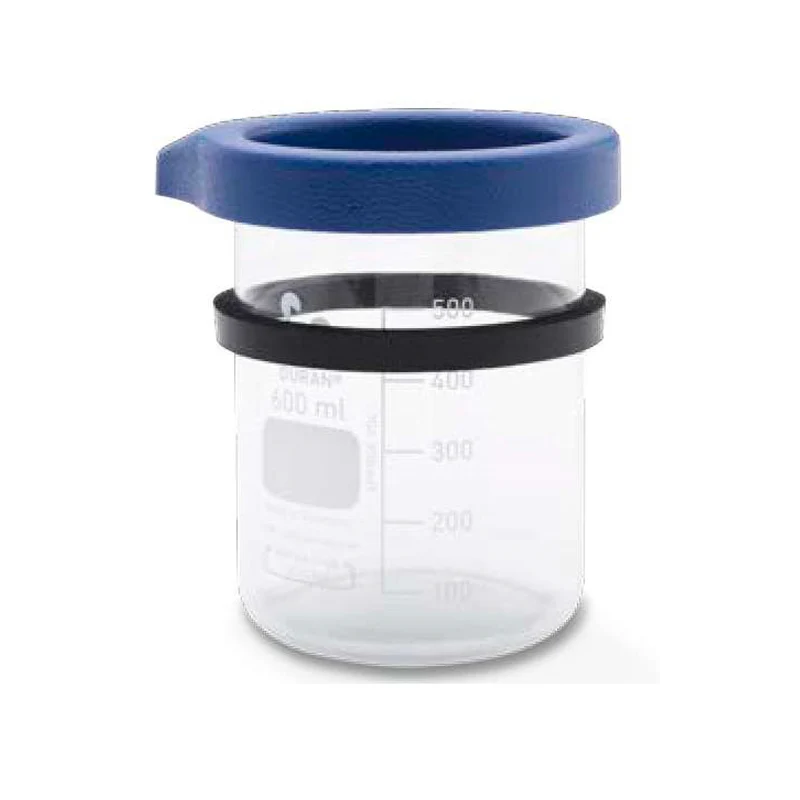 Elmasonic® 600ml Glass Beaker with Plastic Lid for 15/30/60 Series, 111 7632