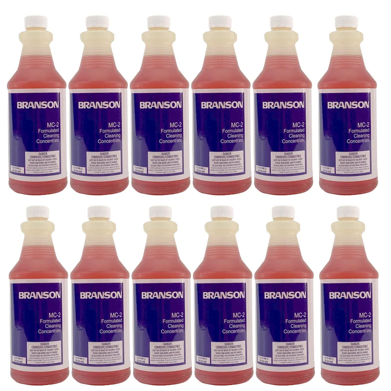 Branson® MC-2 Metal Cleaning Solution, Case/12 qts., 100-955-840