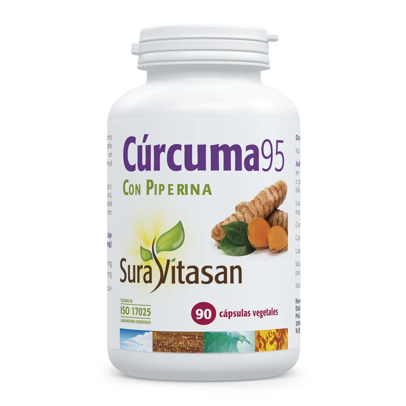 Cúrcuma 95 · Sura Vitasan · 90 cápsulas