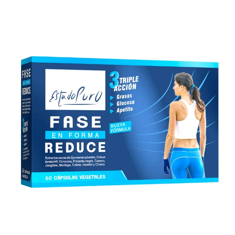 Fase Reduce En Forma · Estado Puro · Tongil · 60 cápsulas