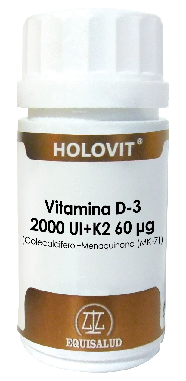 Holovit Vitamina D3 & K2 · Equisalud · 50 cápsulas