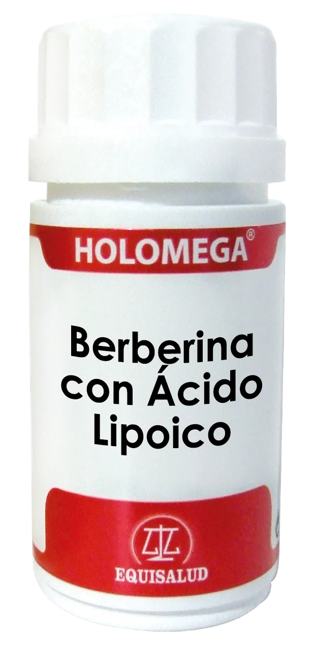 Holomega Berberina con Ácido Lipoico · Equisalud · 50 cápsulas