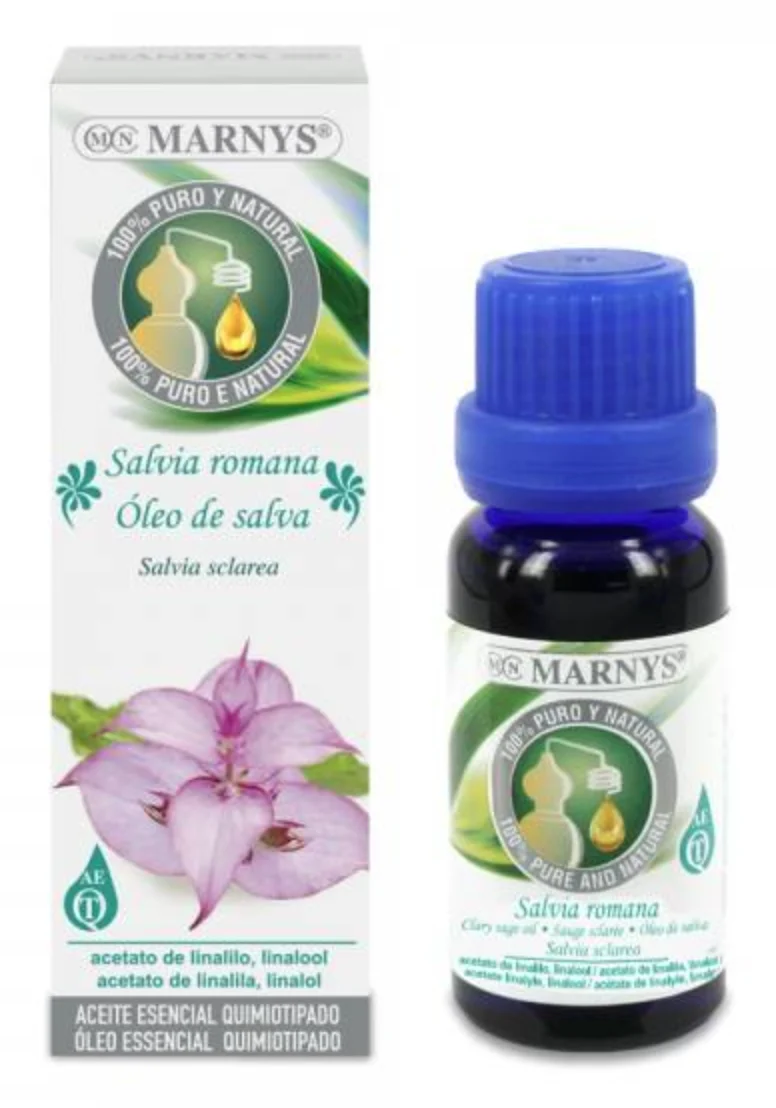 Aceite esencial de Salvia Romana · Marnys · 15 ml [Caducidad 01/2027]