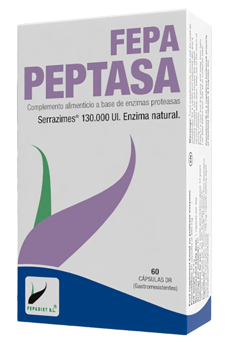 Fepa-Peptasa 130.000 UI · Fepadiet · 60 cápsulas