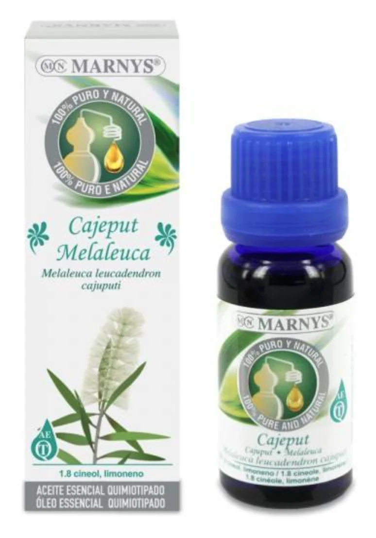 Aceite esencial de Cajeput · Marnys · 15 ml [Caducidad 12/2026]
