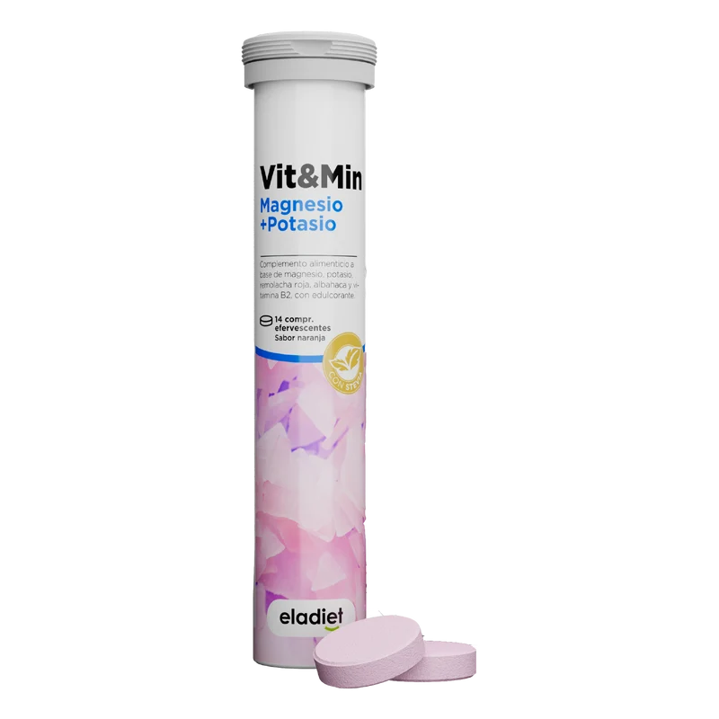 Vit&Min Magnesio y Potasio · Eladiet · 14 comprimidos