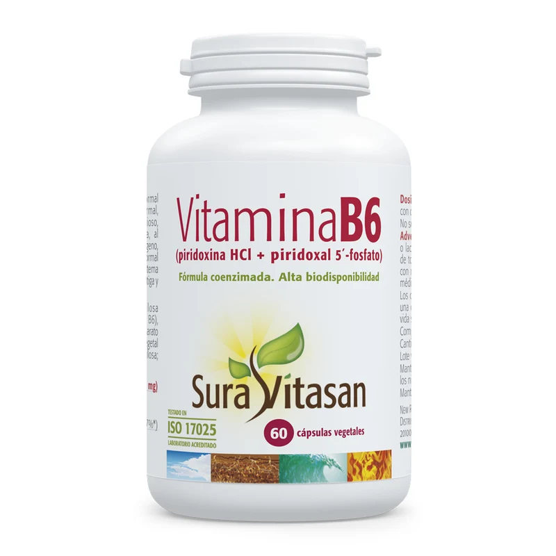 Vitamina B6 · Sura Vitasan · 60 cápsulas