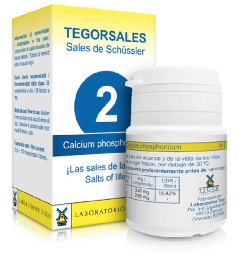 Tegorsales nº2 Calcium phosphoricum · Tegor · 20 gramos