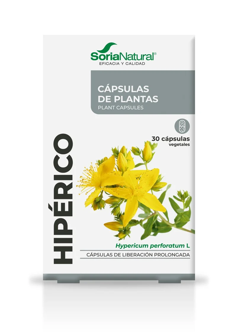 37-S Hipérico · Soria Natural · 30 cápsulas