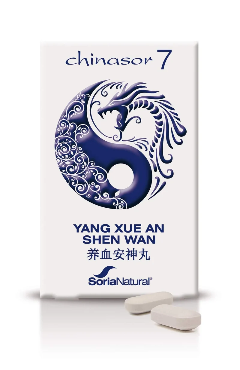 Chinasor 7 YANG XUE AN SHEN WAN · Soria Natural · 30 comprimidos