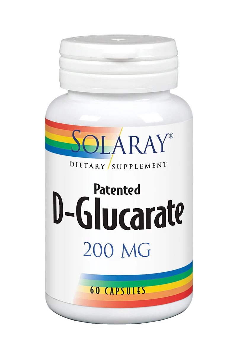 Calcio D-Glucarato · Solaray · 60 cápsulas