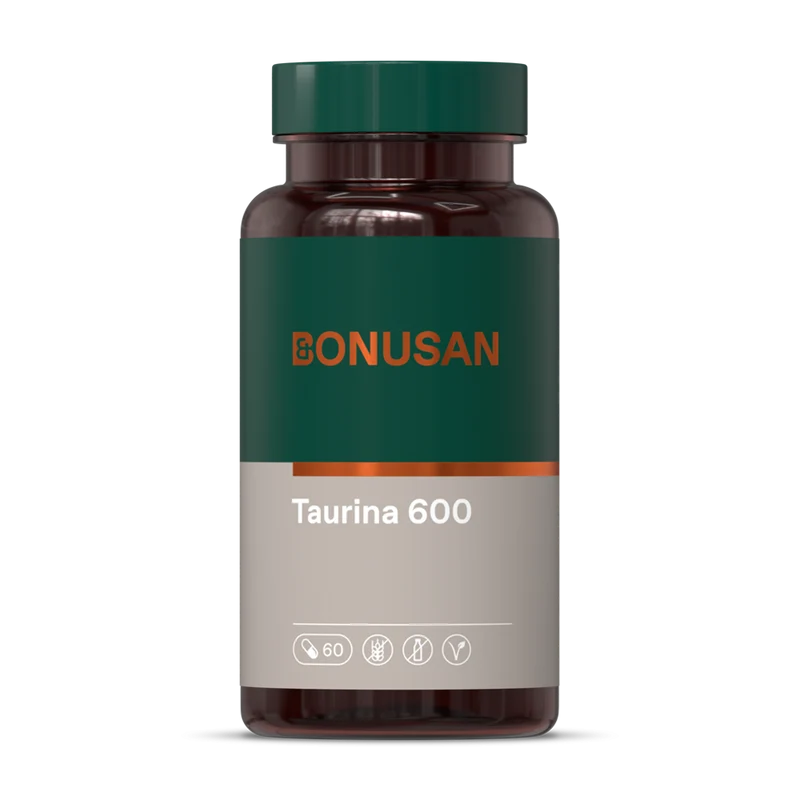 Taurina 600 mg · Bonusan · 60 cápsulas