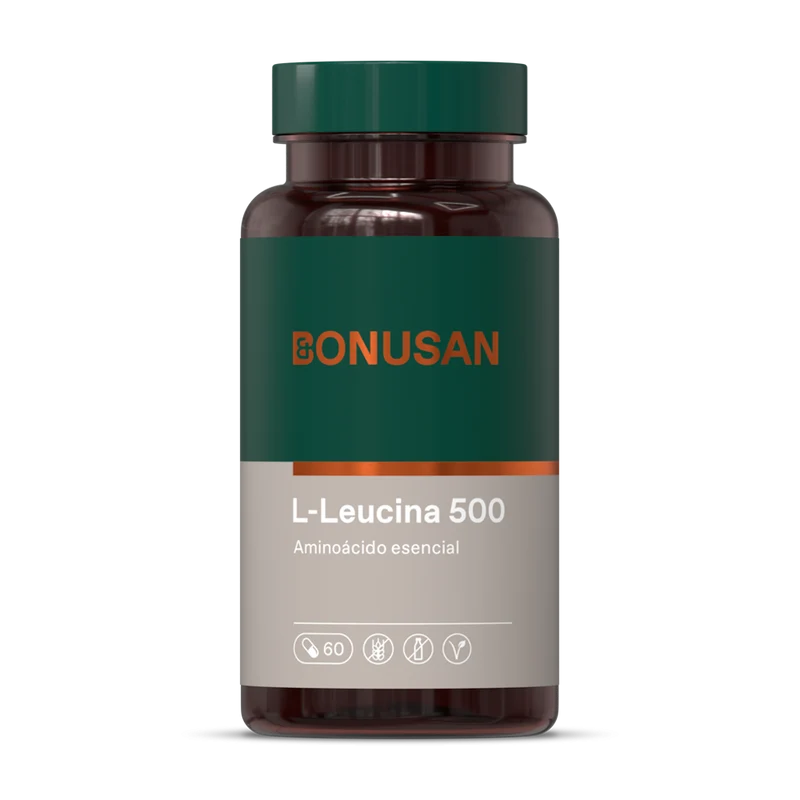 L-Leucina 500 mg · Bonusan · 60 cápsulas