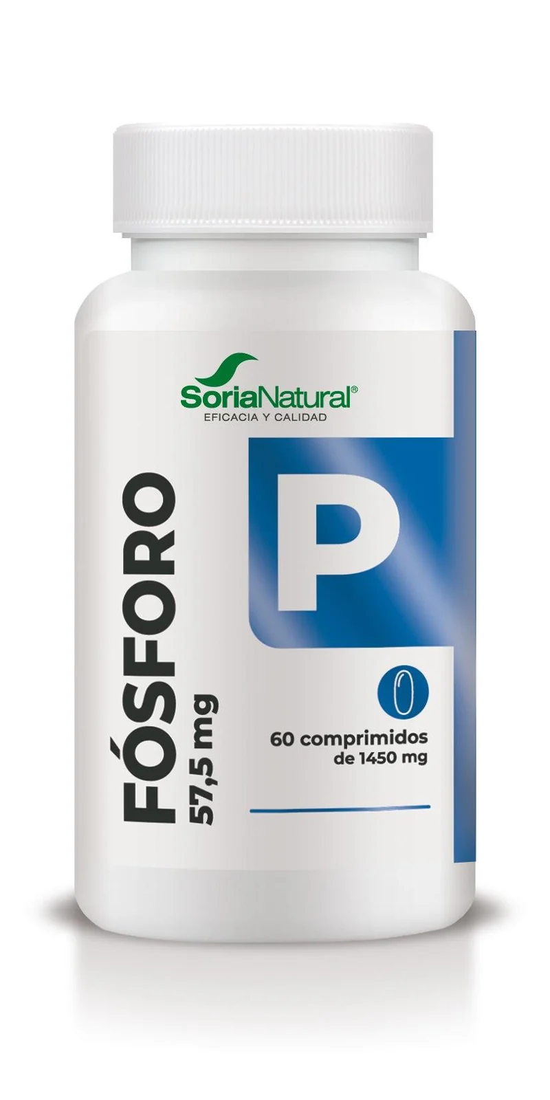 Fósforo - Liberación Sostenida · Soria Natural · 60 comprimidos