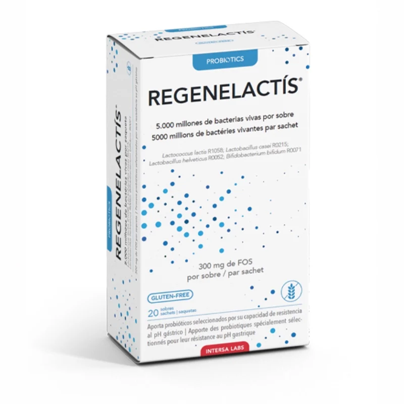 Regenelactis · Dietéticos Intersa · 20 sobres