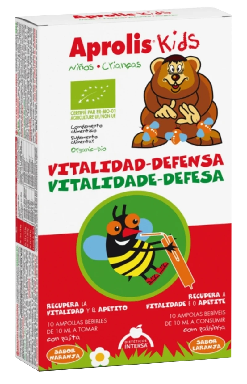 Aprolis Kids Vitalidad-Defensa · Dietéticos Intersa · 10 ampollas