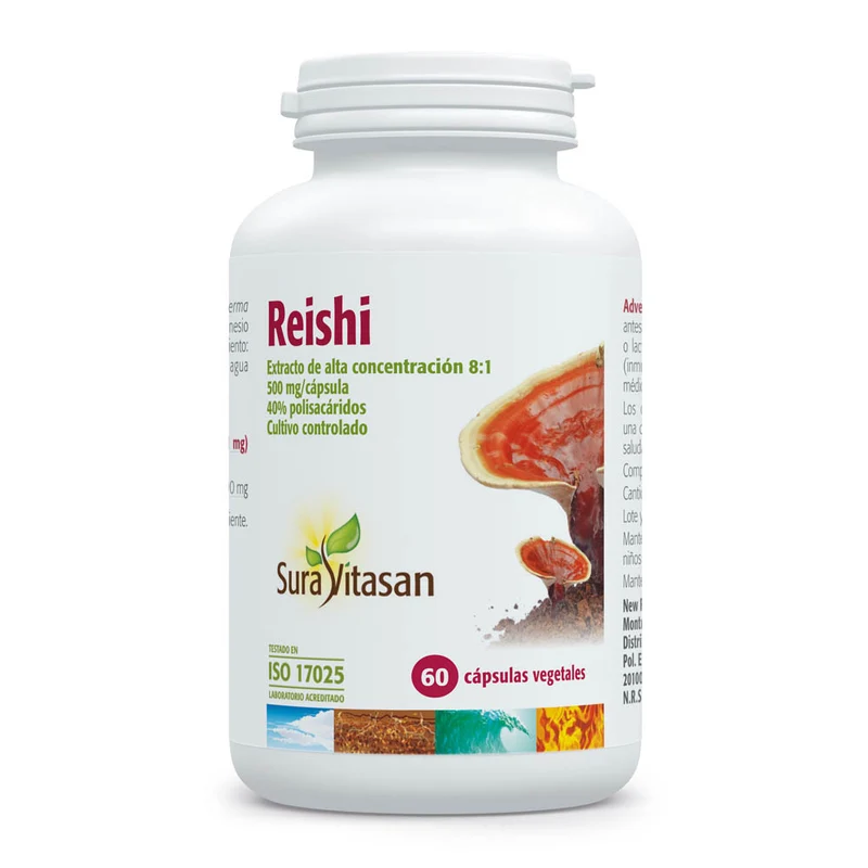 Reishi · Sura Vitasan · 60 cápsulas