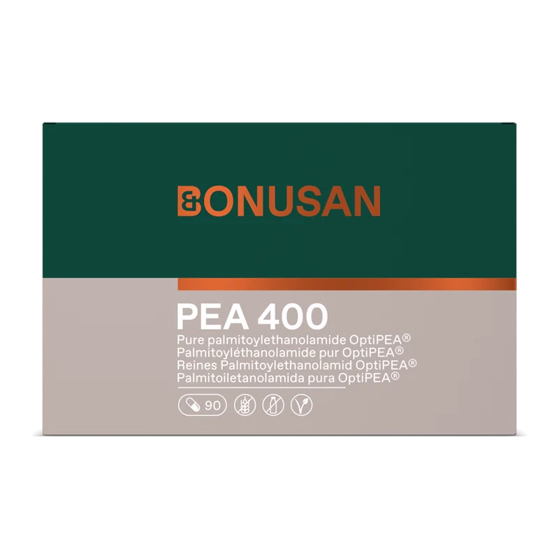 PEA 400 (Palmitoiletanolamida) · Bonusan · 90 cápsulas