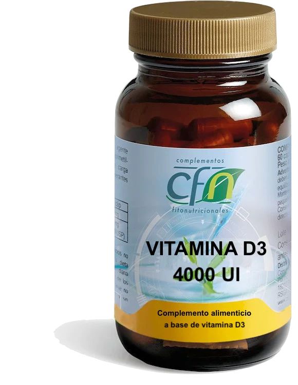 Vitamina D3 4.000 UI · CFN · 60 comprimidos