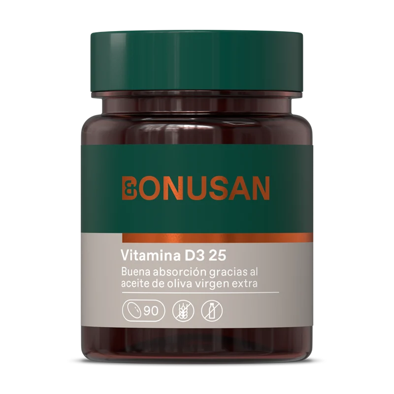Vitamina D3 25 mcg · Bonusan · 90 perlas