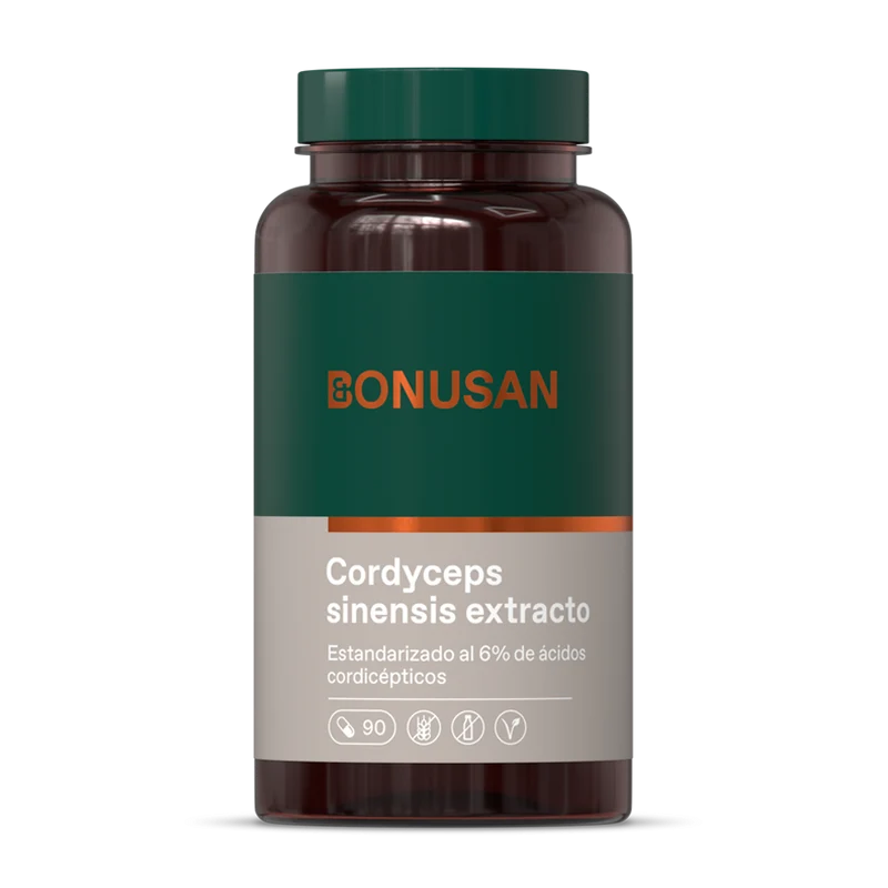 Cordyceps Sinensis Extracto · Bonusan · 90 cápsulas