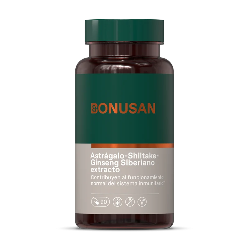 Astragalo-Shiitake-Ginseng · Bonusan · 90 cápsulas