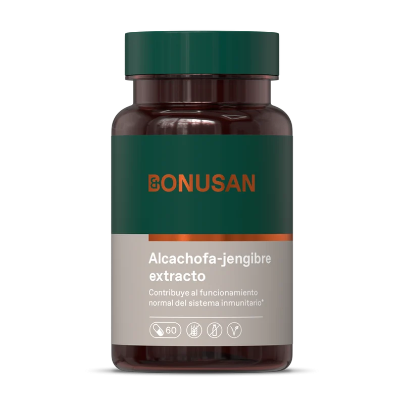 Alcachofa-Jengibre Extracto · Bonusan · 60 cápsulas