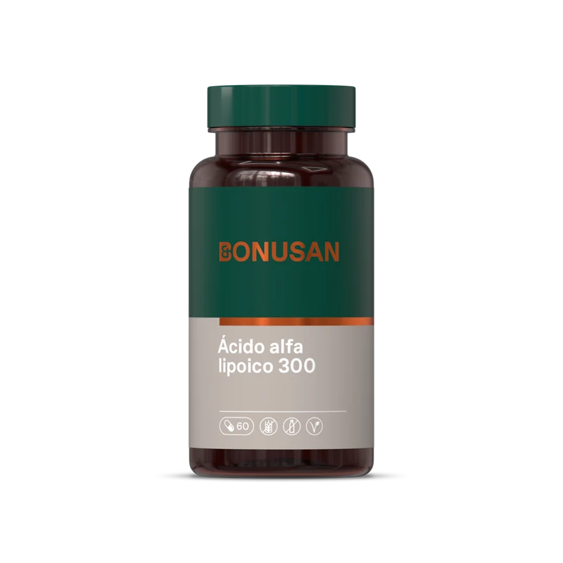 Ácido Alfa Lipoico 300 mg · Bonusan · 60 cápsulas