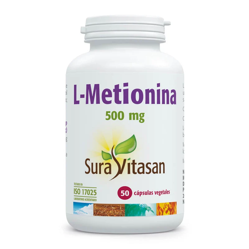 L-Metionina · Sura Vitasan · 50 cápsulas