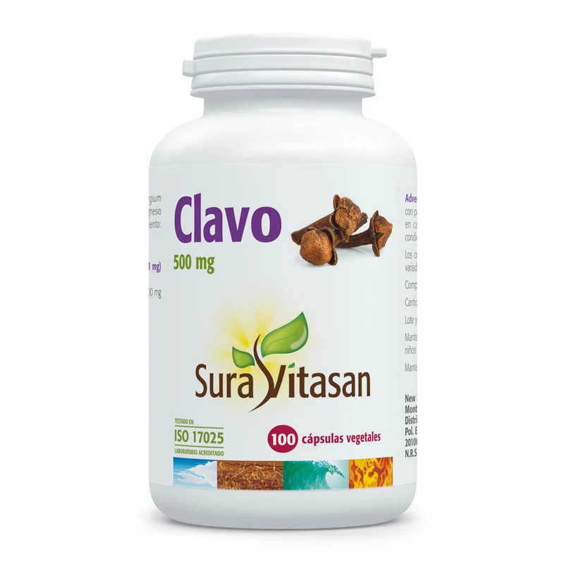 Clavo · Sura Vitasan · 100 cápsulas
