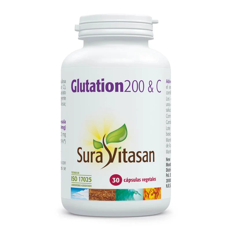 Glutatión 200 & C · Sura Vitasan · 30 cápsulas