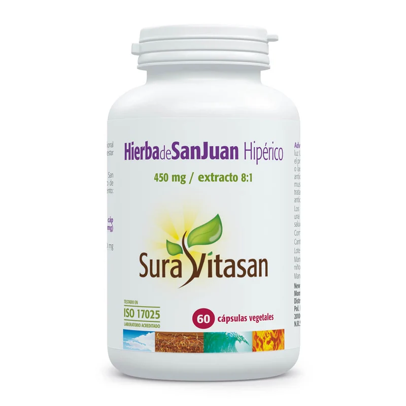 Hierba de San Juan (Hipérico) · Sura Vitasan · 60 cápsulas