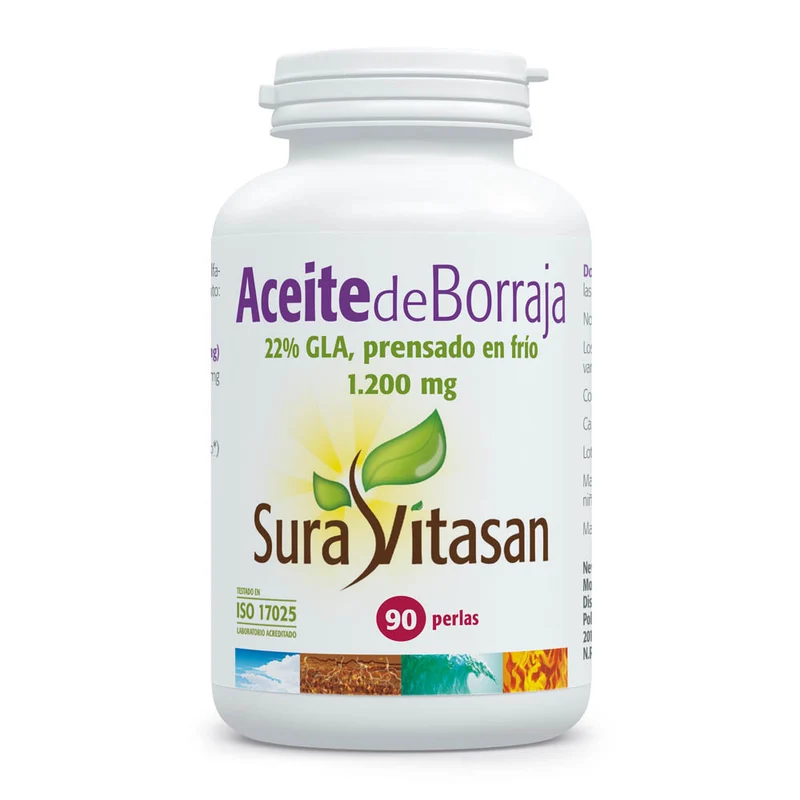 Aceite de Borraja · Sura Vitasan · 90 perlas