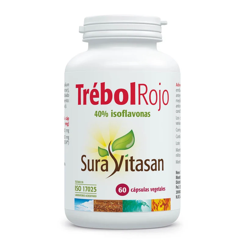 Trebol Rojo 40% · Sura Vitasan · 60 cápsulas