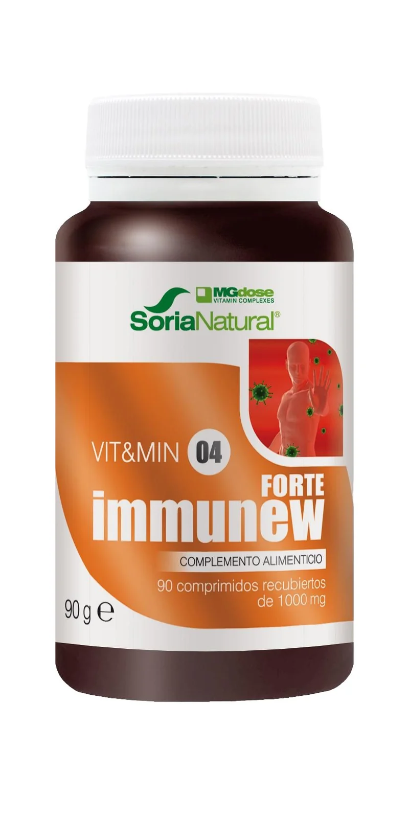Vit&Min 04 Immunew Forte · Soria Natural · 90 comprimidos
