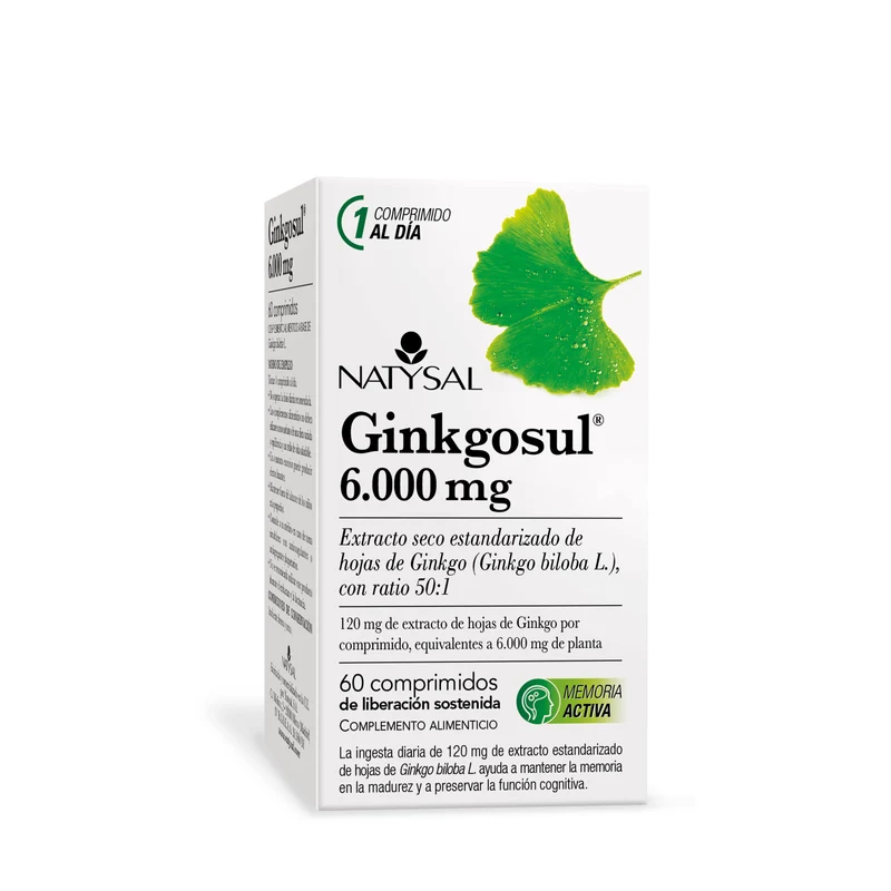 Ginkgosul 6.000 mg · Natysal · 60 comprimidos
