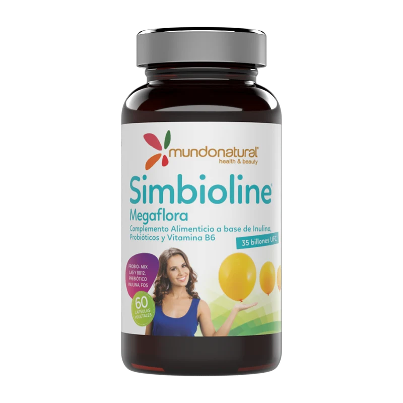 Simbioline Megaflora (Vientre Plano) · Mundo Natural · 60 cápsulas